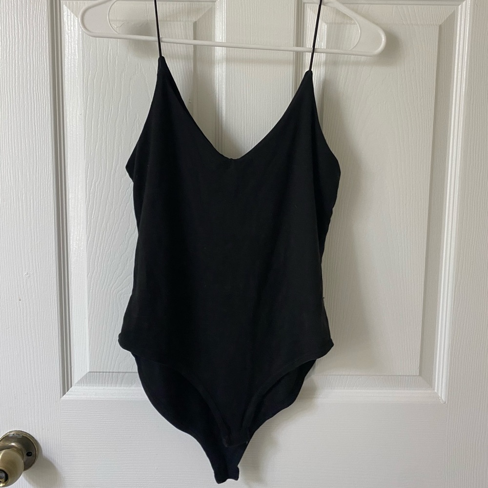 Gaze Black Body Suit